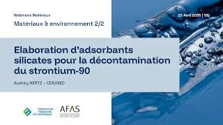 Miniature : Matériaux et environnement, part. 2 - Webinaire Matériaux | avr. 2026