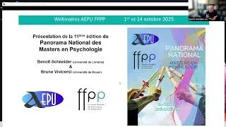 Miniature : Présentation de la 11è édition du Panorama National des Masters en Psychologie - Replay