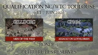 Miniature : [Toulouse 2026] Ronde 3 - Gilldorc (Men of the West) vs Cham (Assault on Lothlorien)