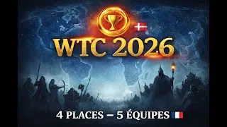 Miniature : Qualif WTC 2026 par équipe - Tirage au sort des Rondes + Présentation des rosters ! - Rediffusion