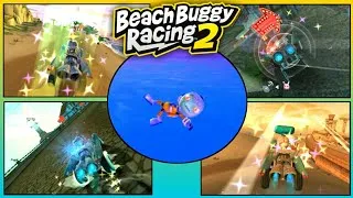 Miniature : On s'amuse bien avec B'zorp (Beach buggy racing 2)