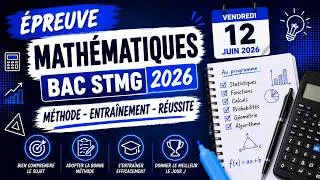 Miniature : BAC STMG - Epreuve de Mathématique du 12 Juin: Les attendus de l'épreuve