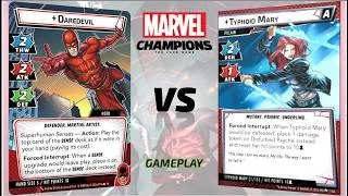 Miniature : Marvel Champions - Campagne Expert - Peur de Rien Scenario #4 🟢 Daredevil Vs. Mary Typhoïde 🎭
