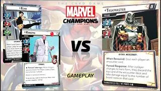 Miniature : Marvel Champions - Comment casser le jeu #7 - 🟡 Echo & Le Caïd Vs. Expert Taskmaster 💀