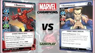 Miniature : Marvel Champions - Campagne Expert - Peur de Rien Scenario #1 🟢 Daredevil Vs. Hammerhead 🔨