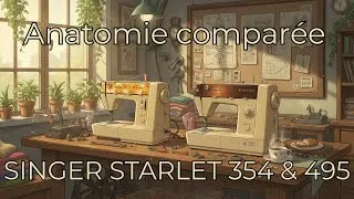 Miniature : SINGER STARLET 354 & 495, Mécanique comparée