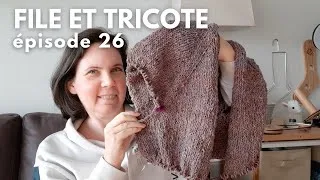 Miniature : Épisode 26 / Cardigan, foulard et chaussettes / Podcast File et tricote