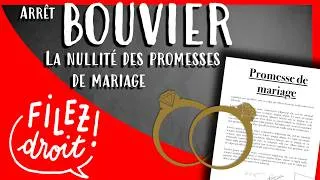Miniature : Arrêt Bouvier, Cass. civ. 30 mai 1838, liberté matrimoniale et la nullité des promesses de mariage