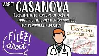 Miniature : Arrêt Casanova, CE, 29 mars 1901, intervention éco des personnes publiques et recevabilité du REP