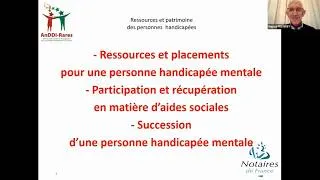 Miniature : 29ème e-RDV des associations AnDDI-Rares : Succession d'une personne en situation de handicap