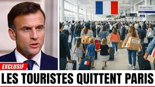 Miniature : Les Touristes Quittent Paris — Hôtels et Aéroports Laissés VIDES, les Tentes Envahissent les Rues
