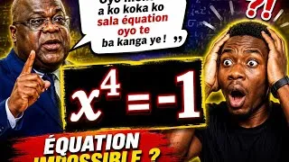 Miniature : x⁴=-1 comment la résoudre ? Penche ton tel pour voir bien 