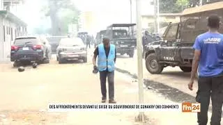 Miniature : DES AFFRONTEMENTS DEVANT LE SIEGE DU GOUVERNORAT DE CONAKRY (no comment)