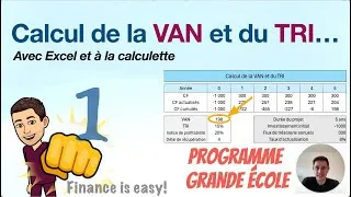 Miniature : Calcul de la VAN et du TRI
