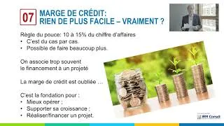 Miniature : 7e de 10 : La marge de crédit : rien de plus facile ..  Vraiment ?
