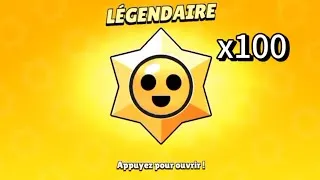 Miniature : PACK OPPENING DES 100 PRIX STARS SUR BRAWL STARS 😱😱 !!! #packopening