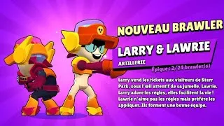 Miniature : JE DÉBLOQUE ET TEST LARRY & LAWRIE EN AVANT PREMIÈRE !!! vraiment trop cheat #brawlstars #starrtoon