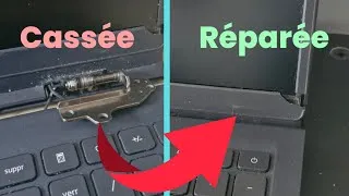 Miniature : Réparer une charnière de PC portable Dell avec de la colle époxy (Ça fonctionne !)