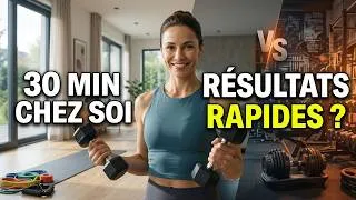 Miniature : 30 MIN CHEZ SOI VS 1H À LA SALLE | QUI OBTIENT LE MEILLEUR RÉSULTAT ?