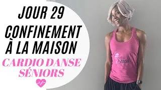 Miniature : JOUR 29 - CONFINÉE à la maison SPORT dans mon salon - CARDIO DANSE SÉNIORS