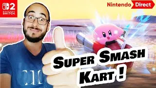 Miniature : Kirby Air Riders : le Smash Bros des jeux de courses ! (React Nintendo Direct)