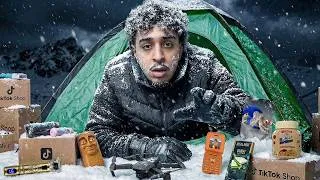 Miniature : SURVIVRE une NUIT avec des objets TIKTOK SHOP ! (Arnaque ?)