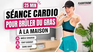 Miniature : 🔥 25 Min - PERDRE 10 KG rapidement à la MAISON - Tout Debout et Sans Matériel | Marine BIREN