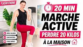 Miniature : MARCHE ACTIVE pour PERDRE 20 kg sans régime à la maison🔥 FlashFitHome