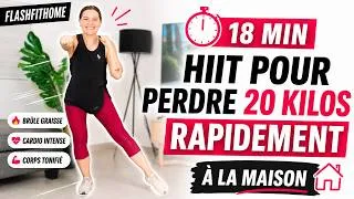 Miniature : 🔥 HIIT Brûle Graisse 18 MIN à la maison | Objectif -20 kg sans régime