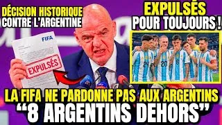 Miniature : 🚨 DERNIÈRE MINUTE : LA FIFA EXPULSE 8 JOUEURS ARGENTINS DU FOOTBALL MONDIAL. 