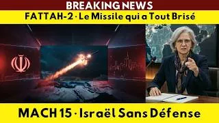 Miniature : 🚨 URGENT : L’Iran lance le missile hypersonique Fattah (Mach 15) contre Israël !