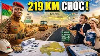 Miniature : Ibrahim Traoré Révèle la RN4 de 219 km qui Choque la France et le Sahel