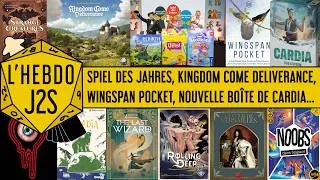 Miniature : L'Hebdo #J2S du 17/07/2026 - Spiel des Jahres, Kingdom Come Deliverance, Wingspan Pocket, Oracles...