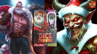 Miniature : Partie de Dice Throne / Père noël V.S Krampus