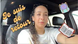 Miniature : 👉 “Mon grand retour + updates de ma vie ✨ Préparer la rentrée avec ma fille au Canada 🇨🇦”