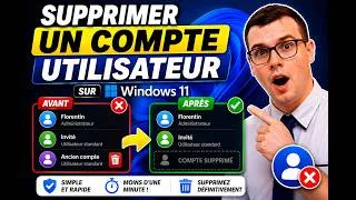 Miniature : Comment supprimer un compte utilisateur sur Windows 11