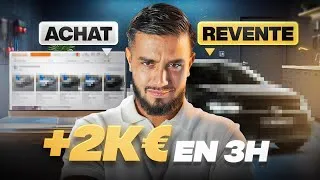 Miniature : Comment Gagner 2100 EUROS en 3h grâce à l'Achat Revente Auto ? ( JE MONTRE TOUT !! )
