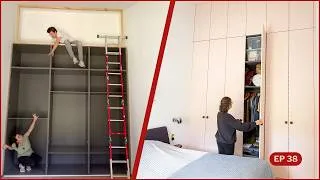 Miniature : INSTALLATION DE NOTRE DRESSING SUR-MESURE DE 4M20 ! IL EST MAGNIFIQUE 🤩 (Chamailleries en bonus 😅)