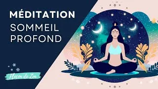 Miniature : Méditation guidée pour un sommeil profond et réparateur 💤 | Relaxation du soir – Flocon de Zen