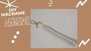 Miniature : Porte-clés bracelet en macramé bricolage | Comment faire un porte-clés en macramé