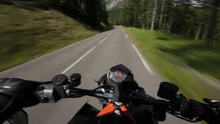 Miniature : KTM 990 Sperduke R - Pure V2 sound//ASMR - Chill climb to heaven//Izoard Pass