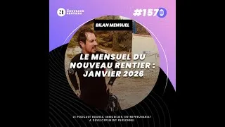 Miniature : #157 Le mensuel du Nouveau Rentier - Janvier 2026 : performances bourse, crypto, immobilier