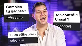 Miniature : FAQ 2k ABONNÉS : TON CONTRÔLE URSSAF ? CÉLIBATAIRE ? COMBIEN TU GAGNES ?? 🤑