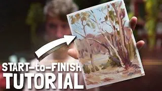 Miniature : How to Paint Sunny Landscape Scenes like an Australian Master - Paint Warmth and Light Alla Prima