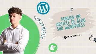Miniature : 👉 Comment publier un article de blog sur WordPress (tutoriel simple)