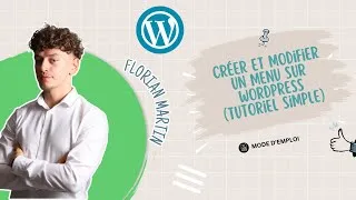 Miniature : Créer et modifier un menu sur WordPress (tutoriel simple)