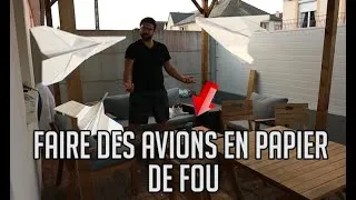 Miniature : JE FAIS DES AVIONS EN PAPIER DE FOU ! DIY ( c'était pendant le confinement mais j'avais oublié )