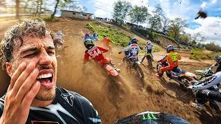 Miniature : TU POUSSES PAS.. TU DOUBLES PAS! C'est la loi sur les petits terrains en motocross..