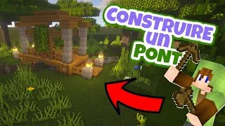 Miniature : [TUTO FACILE] Construire un petit pont en survival facilement ! Minecraft Kleffie