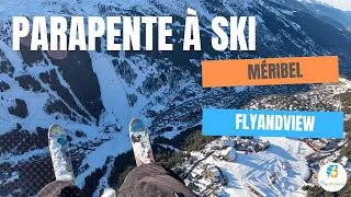 Miniature : Parapente à ski à Méribel